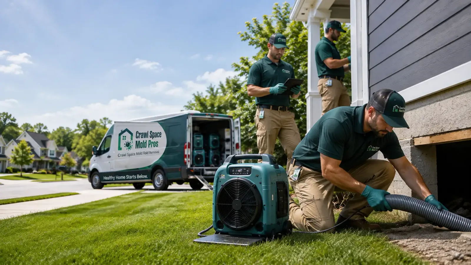 Crawl Space Mold Removal in Holyoke, CO